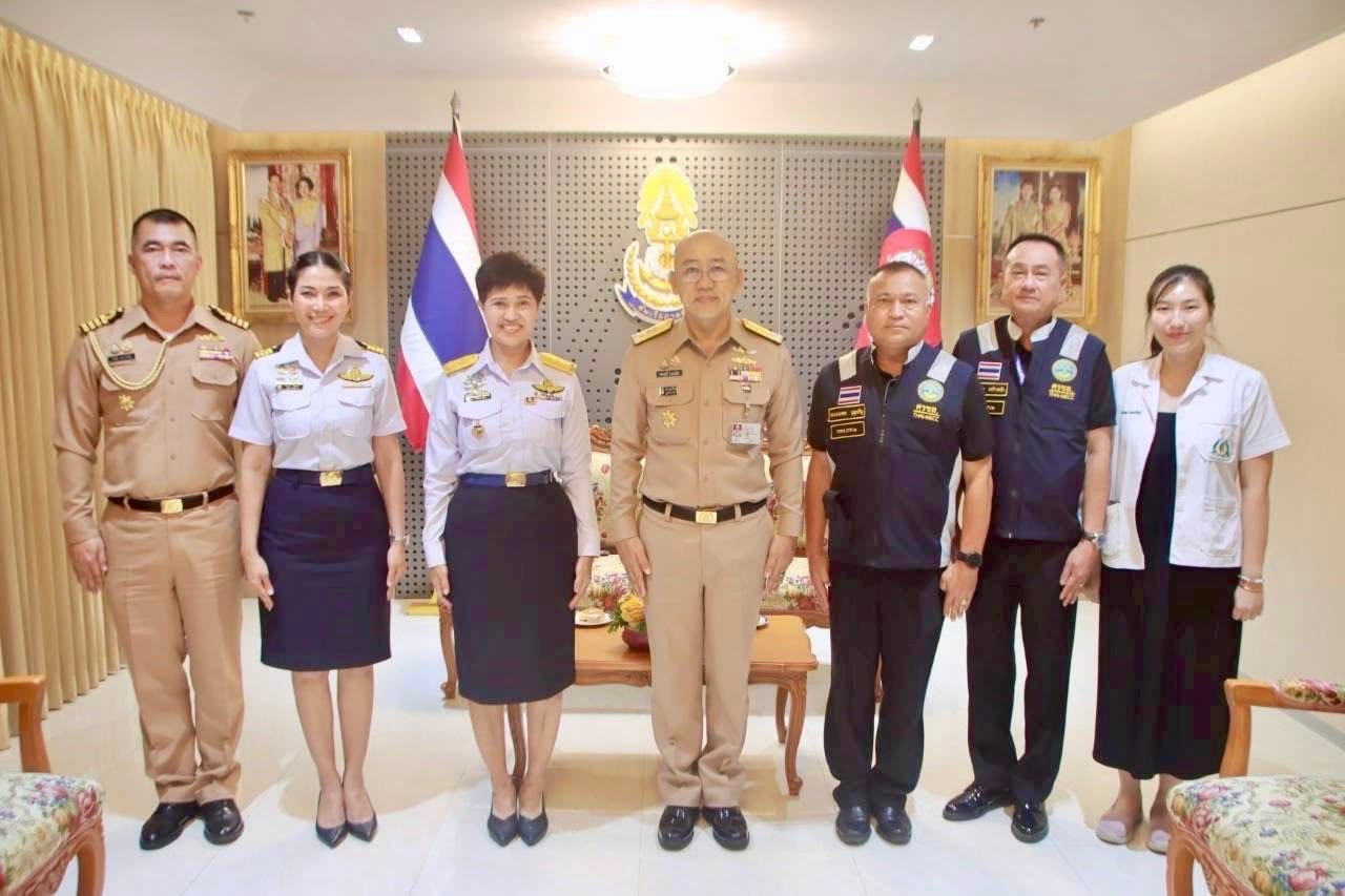 ศรชล.ภาค 2  ร่วมมือ สพฉ. เดินหน้าพัฒนาและขับเคลื่อนระบบบริการการแพทย์ฉุกเฉินทางทะเล ในพื้นที่รับผิดชอบของทัพเรือภาคที่ 2